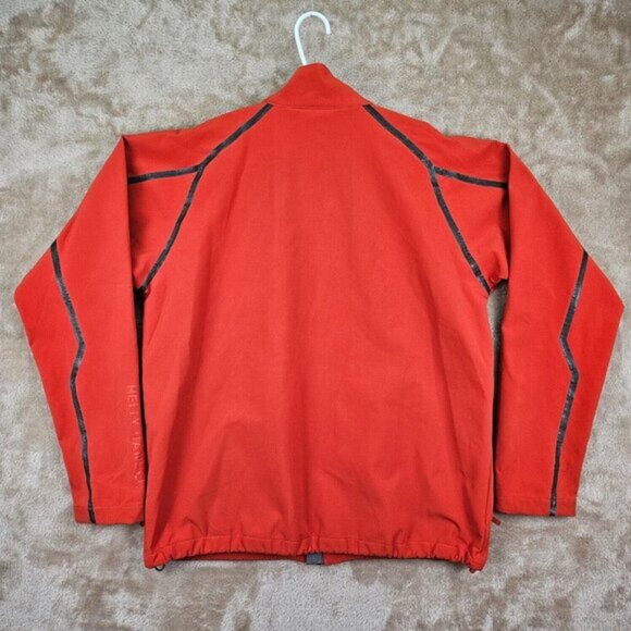 Helly Hansen Softshell Jacket Orange Full Zip Men's Size L Long Sleeve Outdoors - Picture 4 of 10